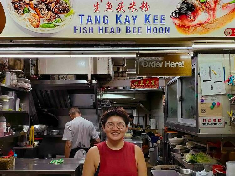 Fourth-generation hawker Debbie Yam at Tang Kay Kee