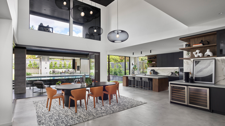 Interior of a modern double storey home