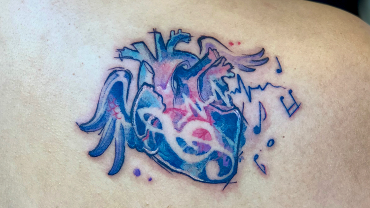 watercolor tattoo (Victory Tattoo NYC)