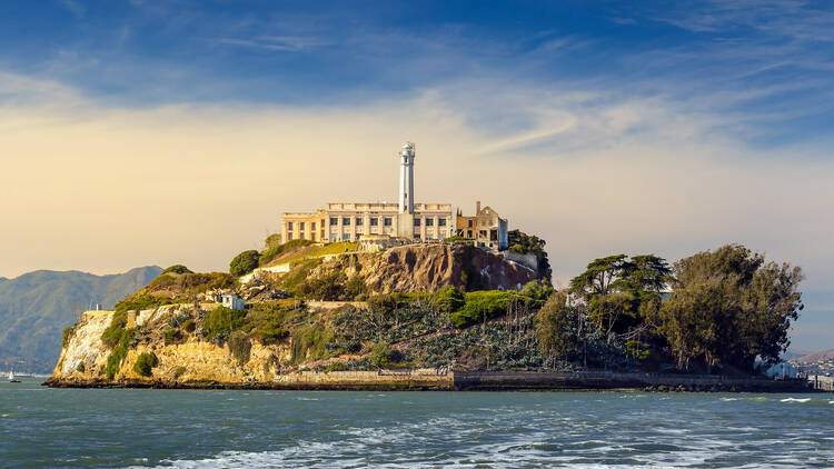 Alcatraz Island in San Francisco, USA.