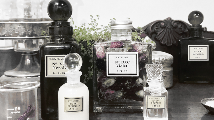 different fragrances  (Bios Apothecary)