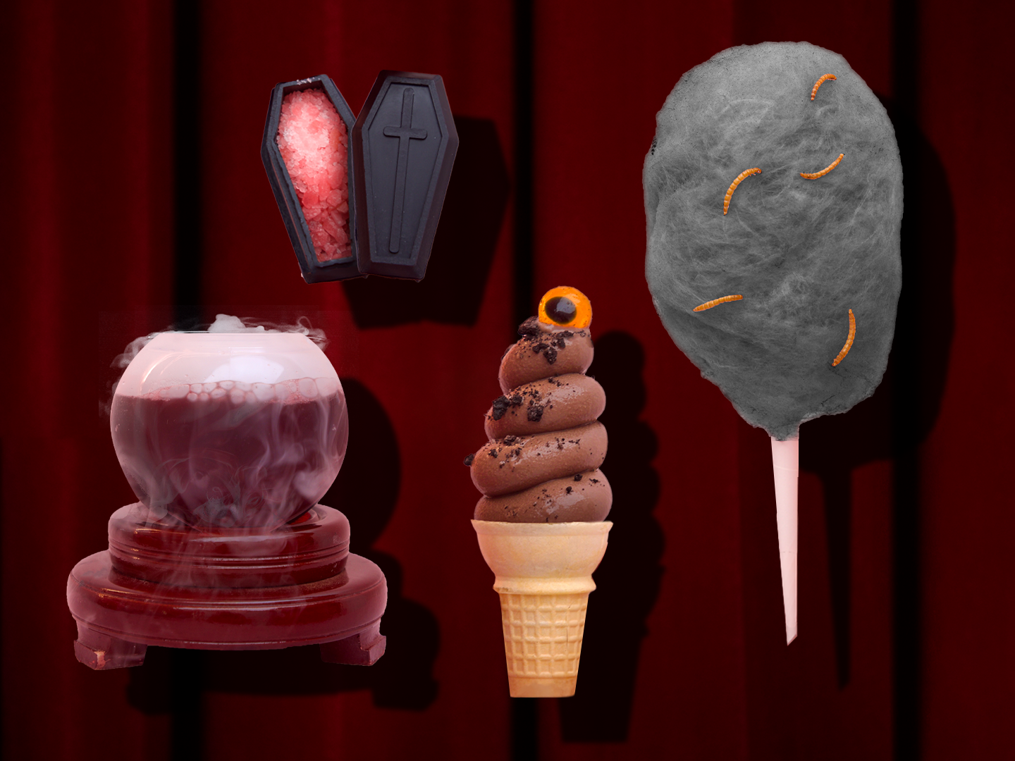 These Halloween-themed treats at the Museum of Ice Cream look spookily on point