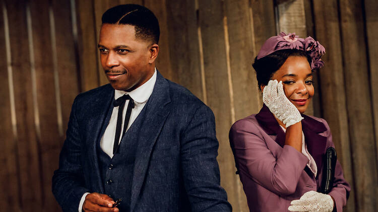 Leslie Odom, Jr. and Kara Young in Purlie Victorious