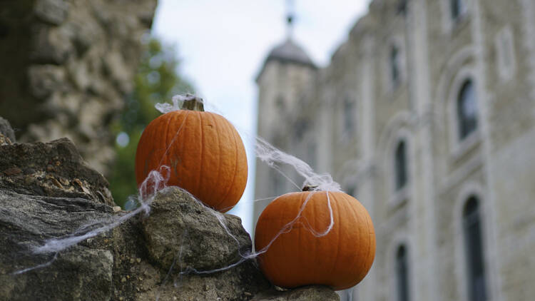 Pumpkins at the Tower of London