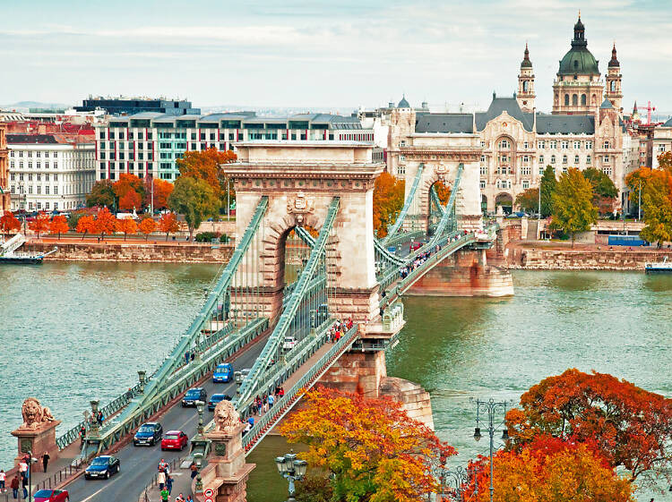 Chain Bridge Budapest Hungary