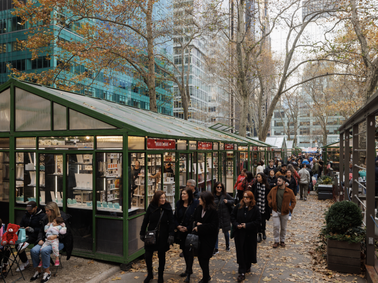 Peruse Bryant Park Winter Village’s shops