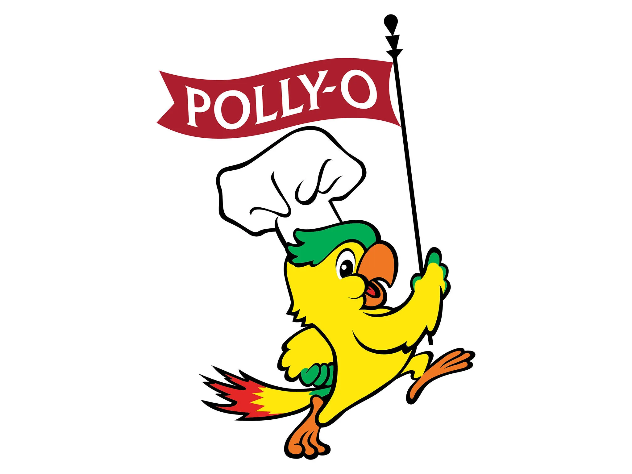 Parrot revised with flag