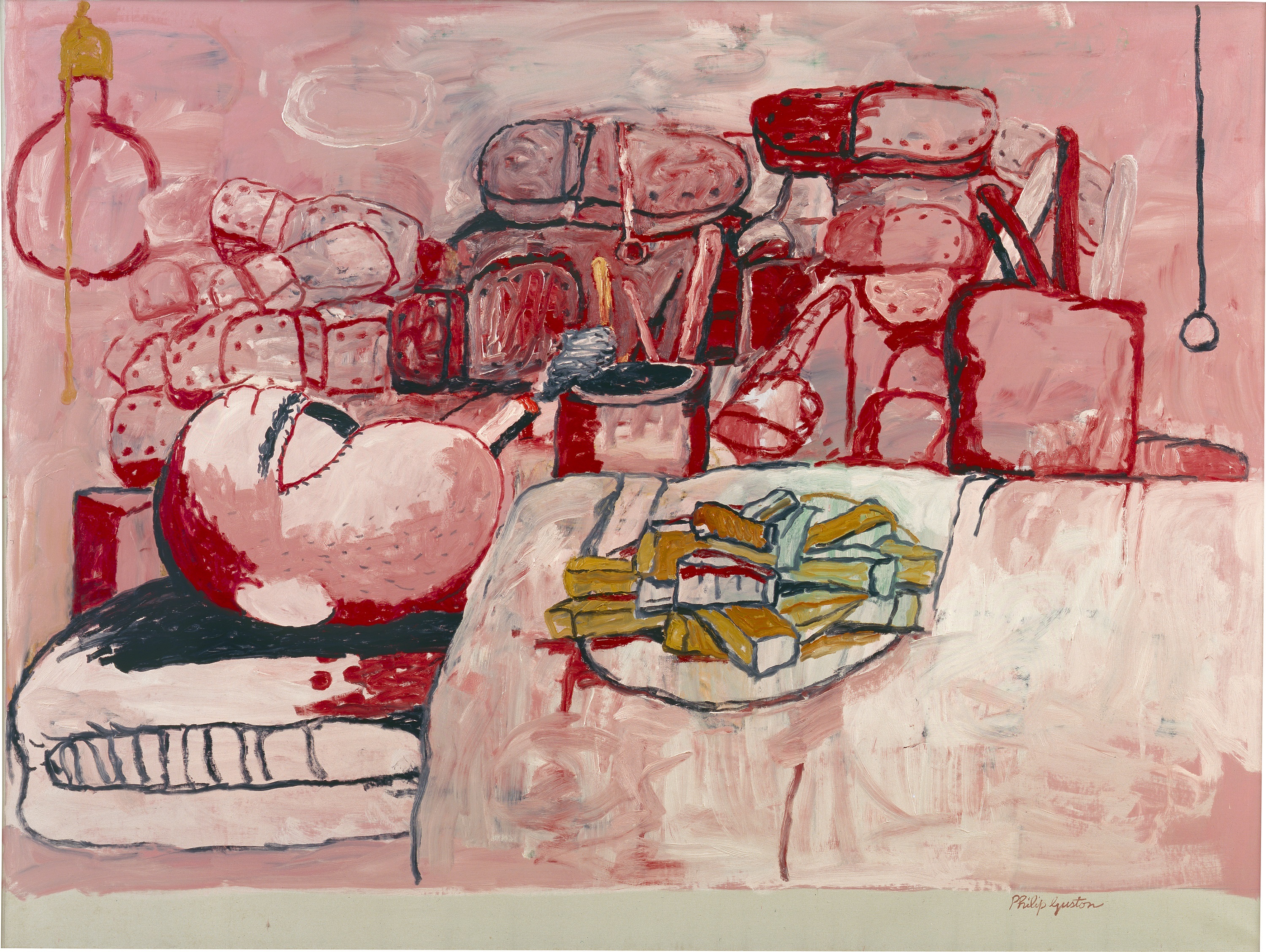 Philip Guston, Painting, Smoking, Eating, 1973. Stedelijk Museum, Amsterdam © The Estate of Philip Guston