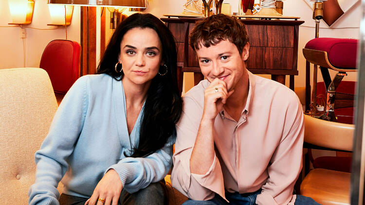 Hayley Squires and Joseph Quinn