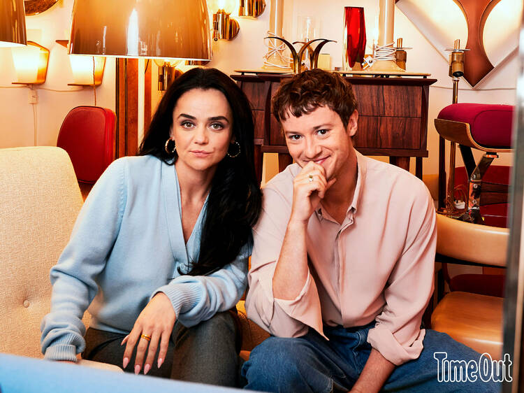 Hayley Squires and Joseph Quinn