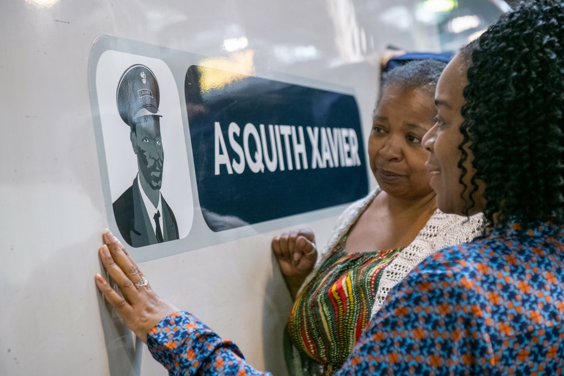 A train has been named in honour of a rail worker who fought ‘whites-only’ rule