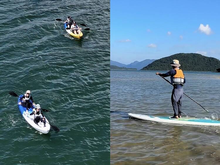 Kayak versus SUP