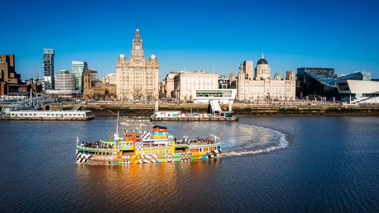 Take an actual ferry across the Mersey