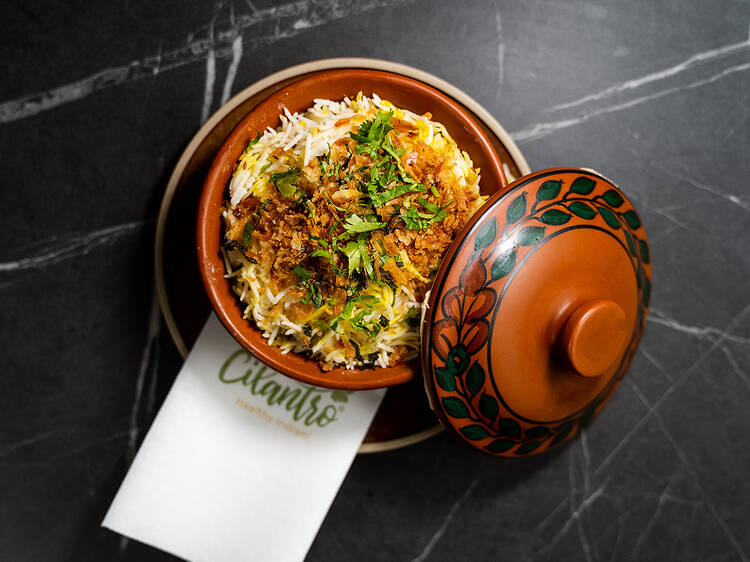 £20 for three Indian courses and a drink at Cilantro