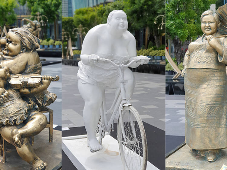 Xu Hongfei, a famous Chinese sculptor, brings his globally acclaimed series of “Chubby Women” statues to ICONSIAM