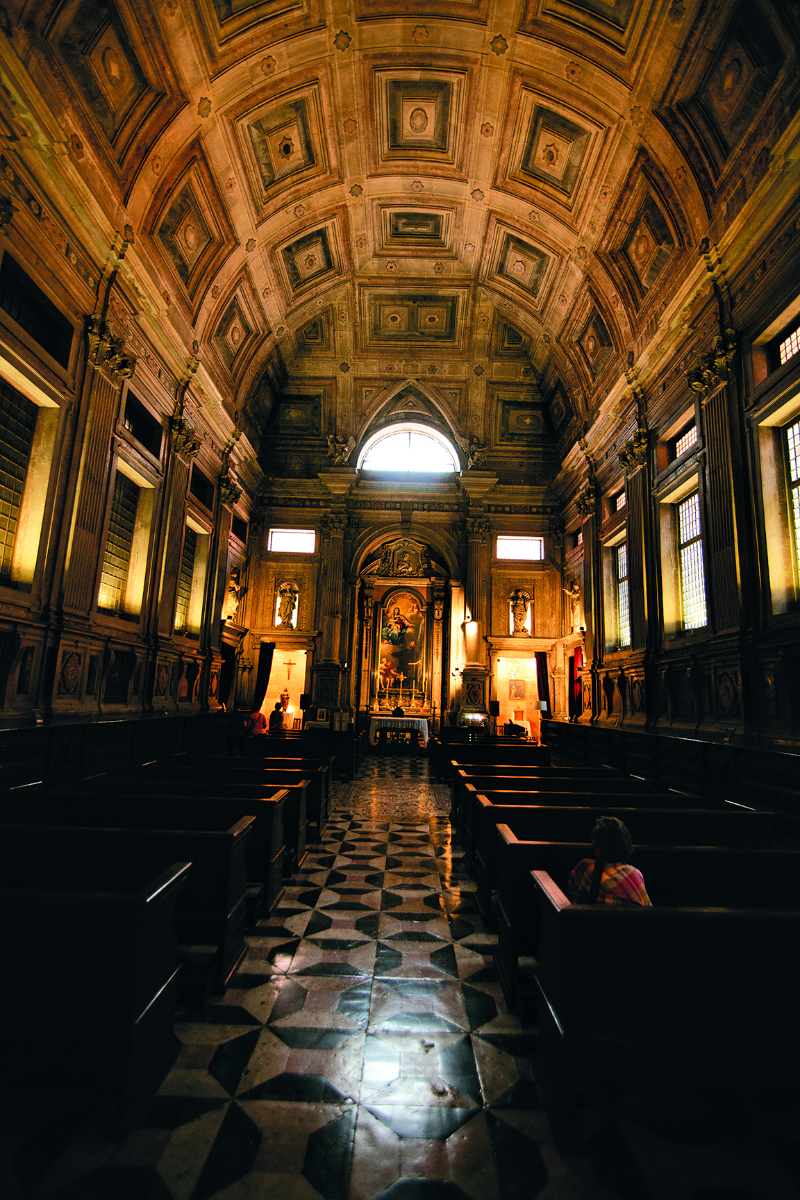 Sacristia da Igreja do Colégio de Santo Antão, que resistiu ao terramoto — Hospital de São José