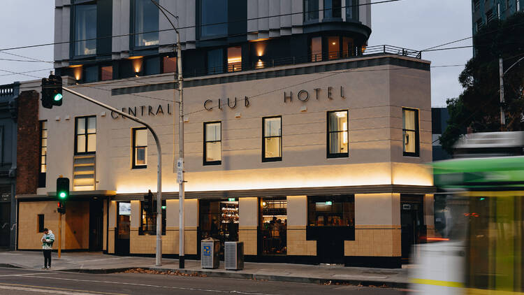 Central Club Hotel exterior.
