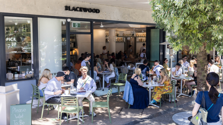 Blackwood Bondi outdoor cafe seating