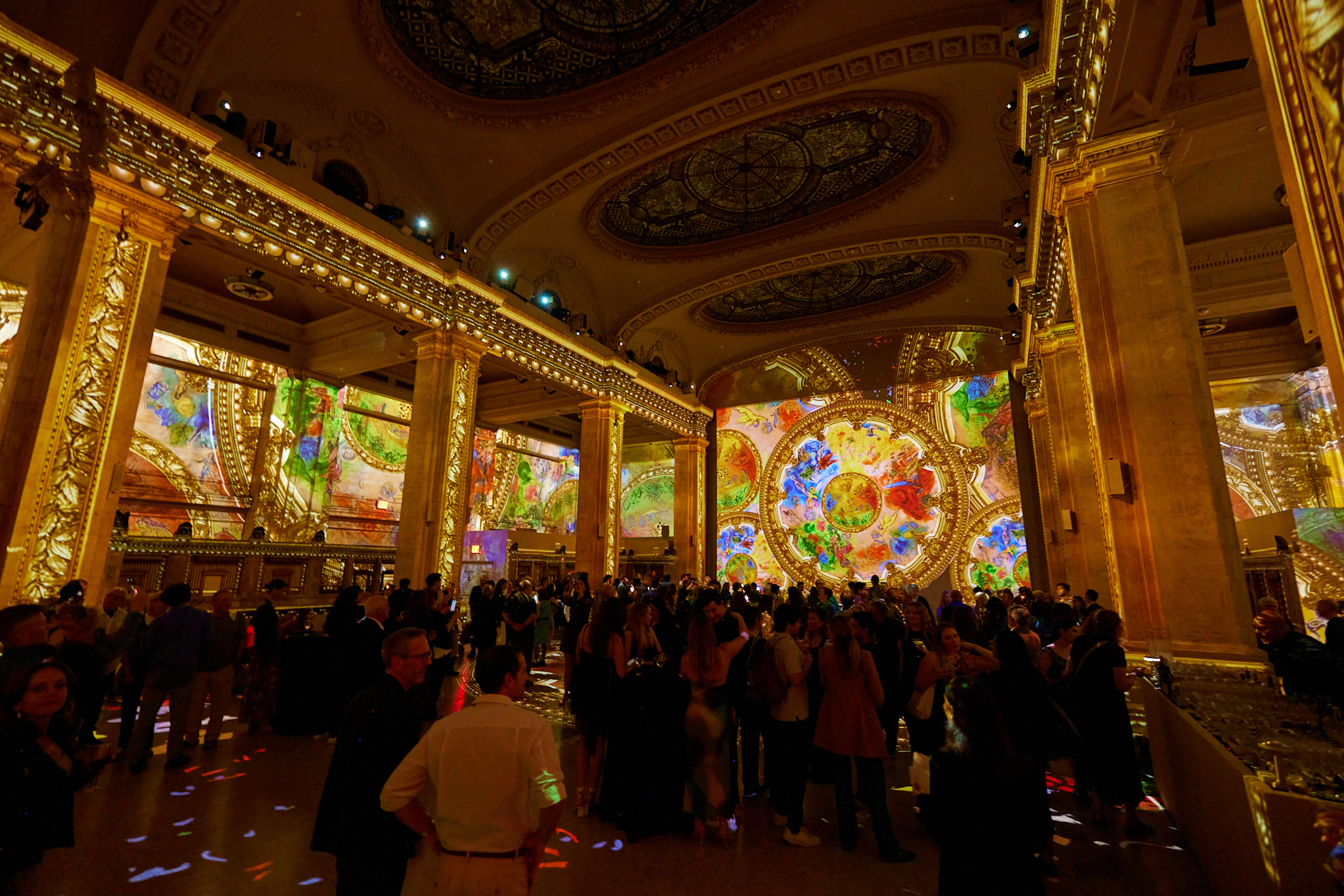 A first look at The vibrant ‘Chagall, Paris’ immersive exhibit at NYC’s Hall des Lumières