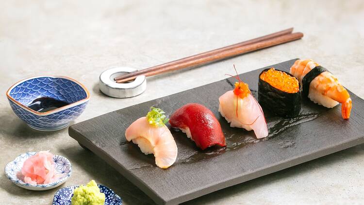 Sushi platter by Sushiya