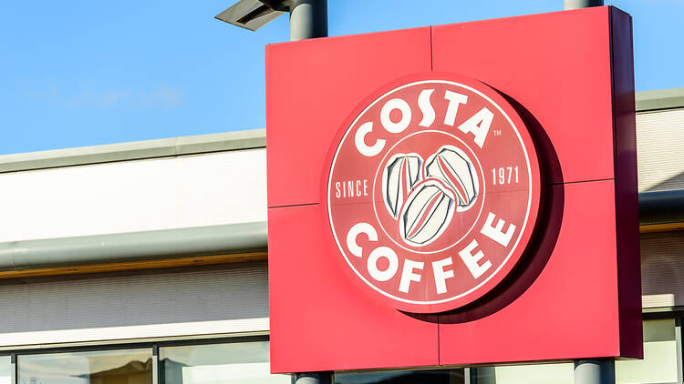 Costa Coffee in Northampton, England