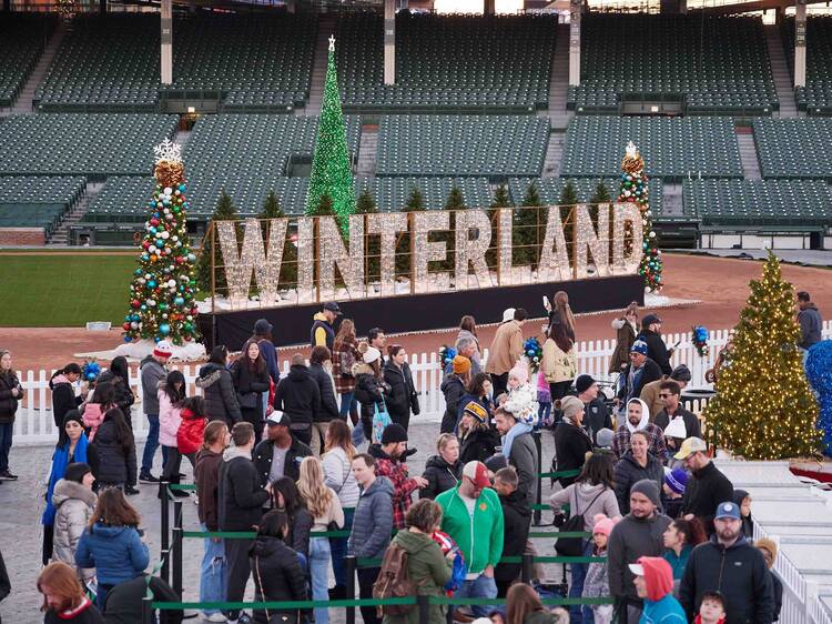 Step into a winter wonderland at Wrigley Field