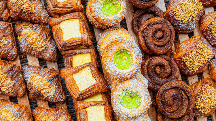 A selection of pastries and snacks from Shadow Baking