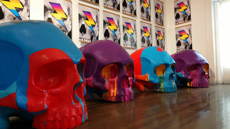 Skulls and Art Exhibition CDMX MUMEDI