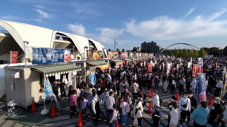 締めのデザートは「雪うさぎ」で