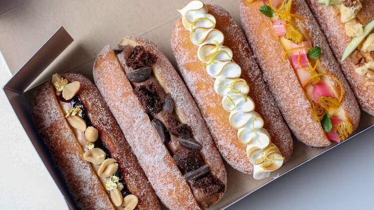 Longboys finger doughnuts, London