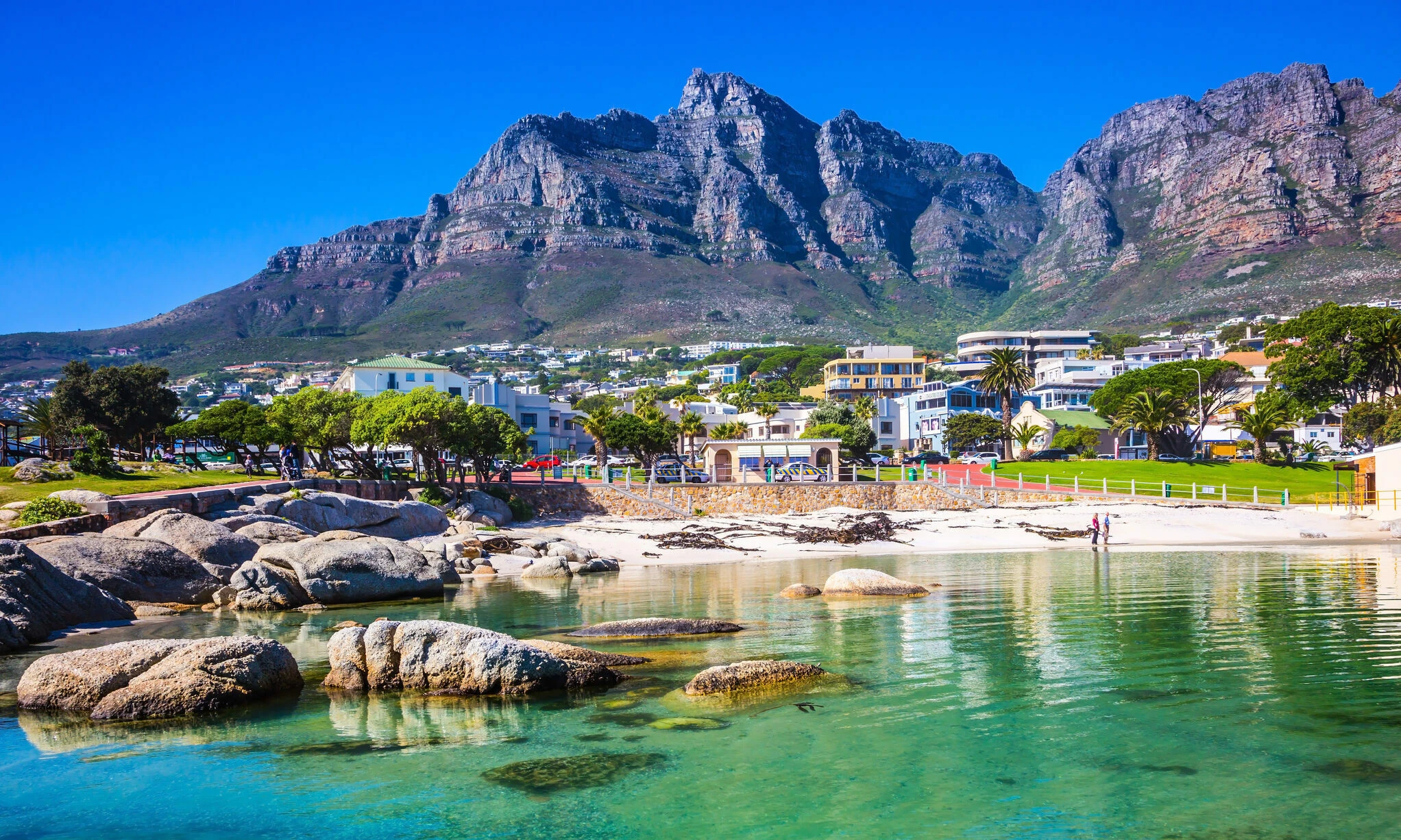 Panorama,Of,Cape,Town,,South,Africa.,The,City,Beach,Against