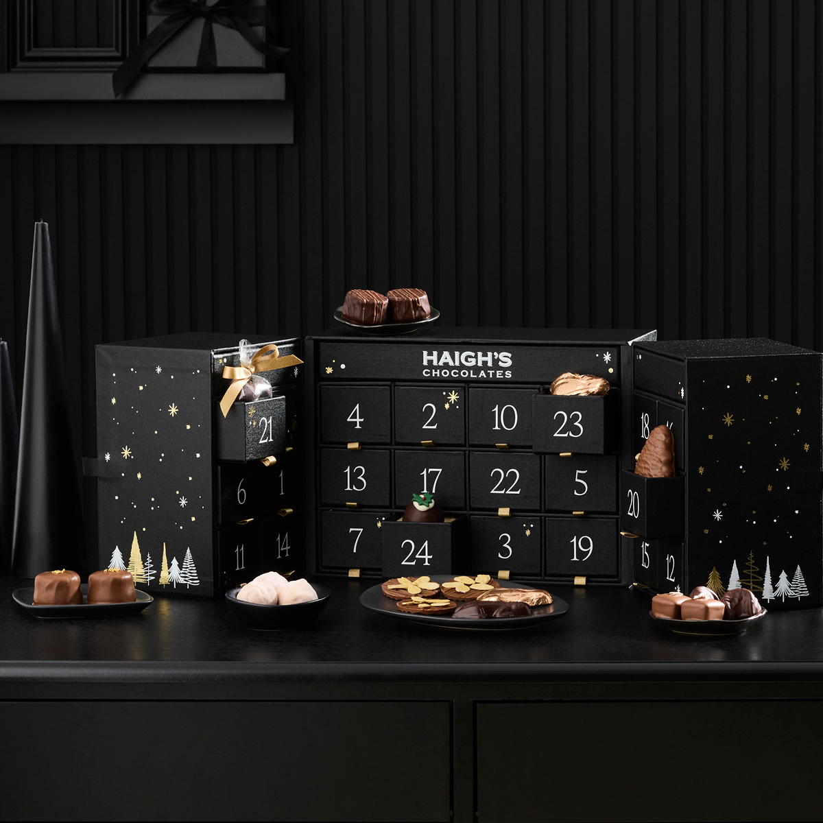 Haigh’s Chocolates just released a new luxury advent calendar