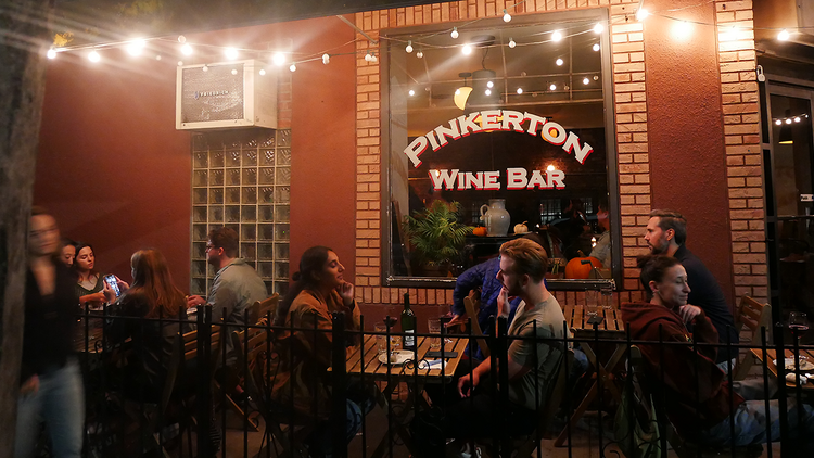 Outside  (Pinkerton Wine Bar)