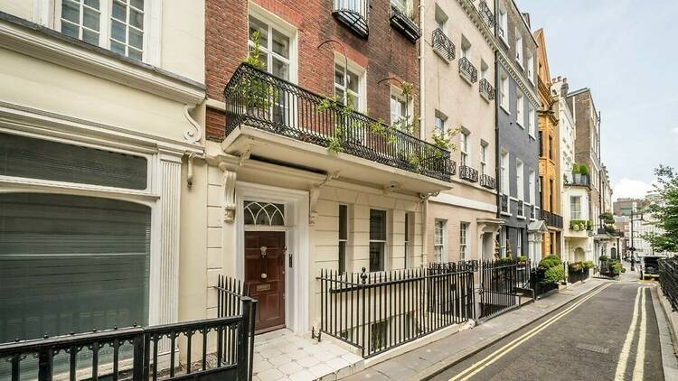 Brian Epstein's old house on Charles Street, Mayfair