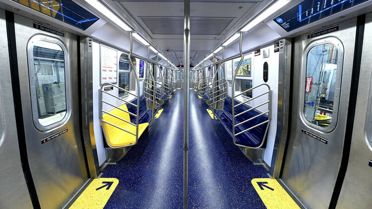 New subway cars in Staten Island