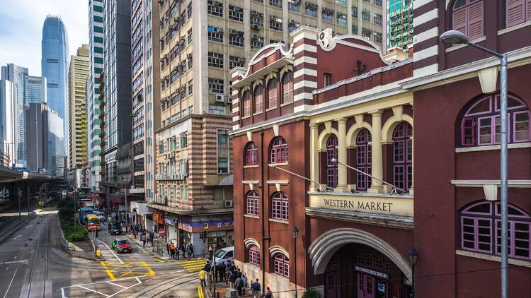 Sheung Wan houses Hong Kong’s oldest surviving market building