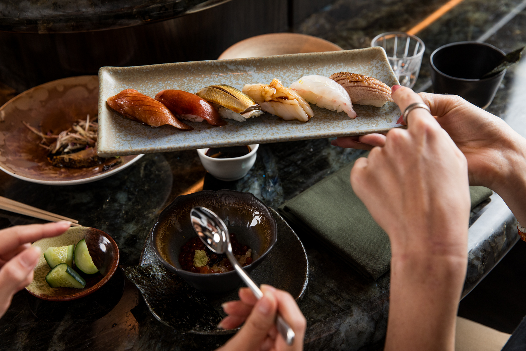 Coral on Park Avenue serves a 21-course omakase