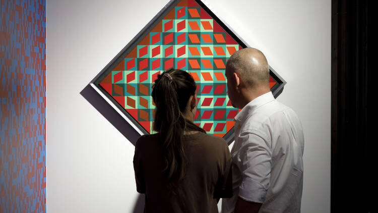 A arte da ilusão e do movimento está em exposição no Atkinson Museum
