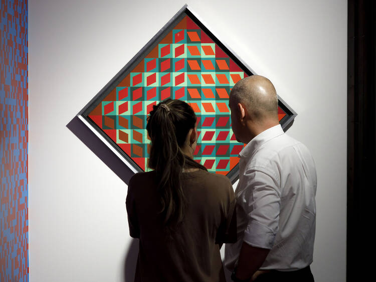 A arte da ilusão e do movimento está em exposição no Atkinson Museum