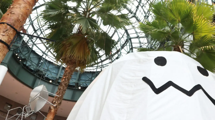 A ghost stands in Brookfield Place.