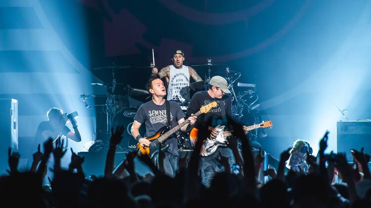 Blink-182 live performance in 2025