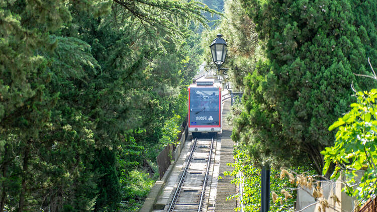 Ride the funicular railway to Mtatsminda Park