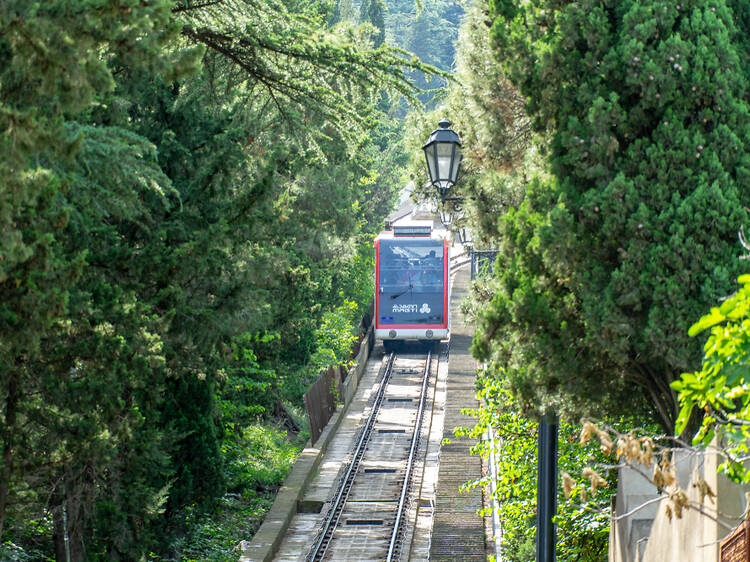 Ride the funicular railway to Mtatsminda Park