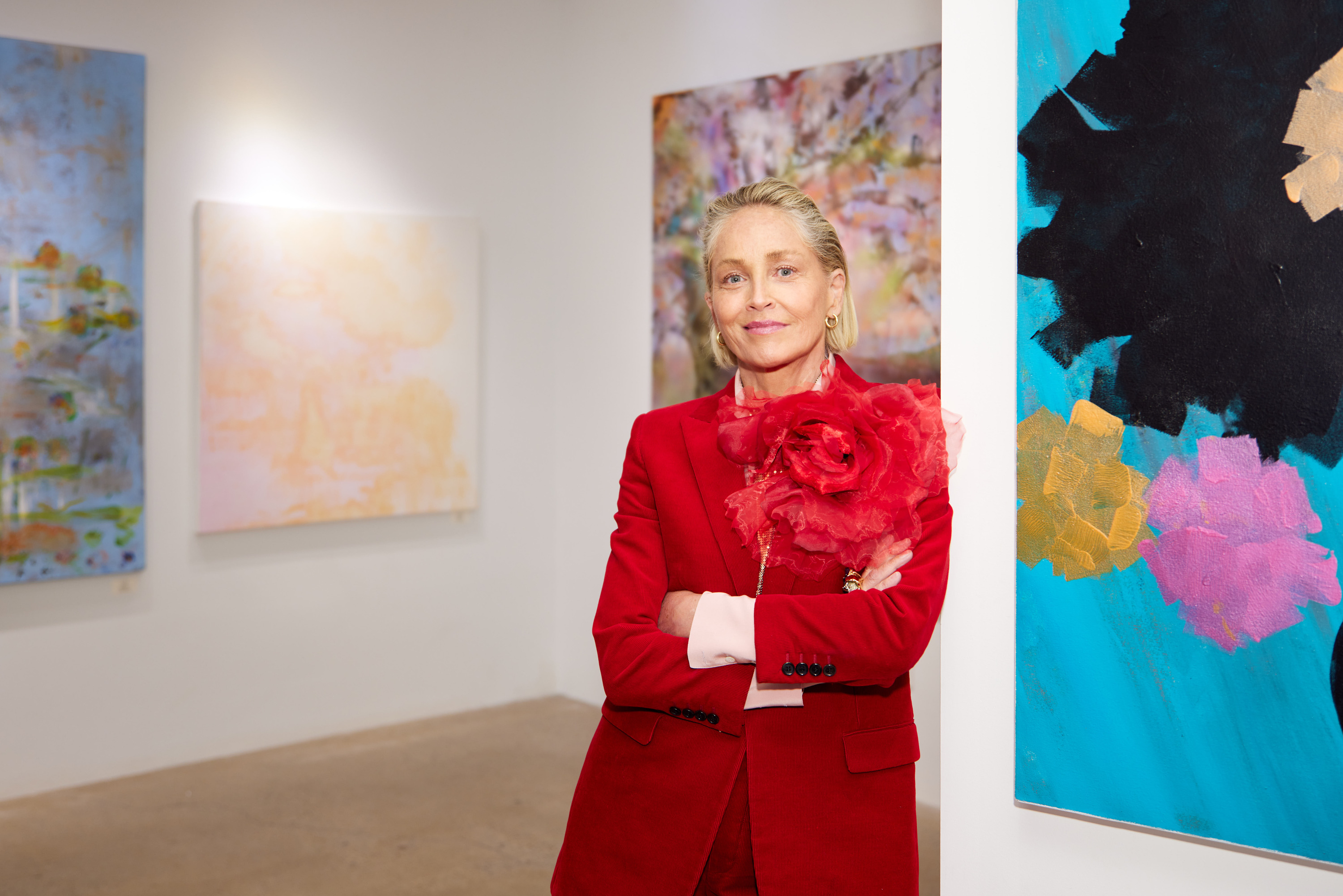 Sharon Stone on her new art exhibition and the state of US politics