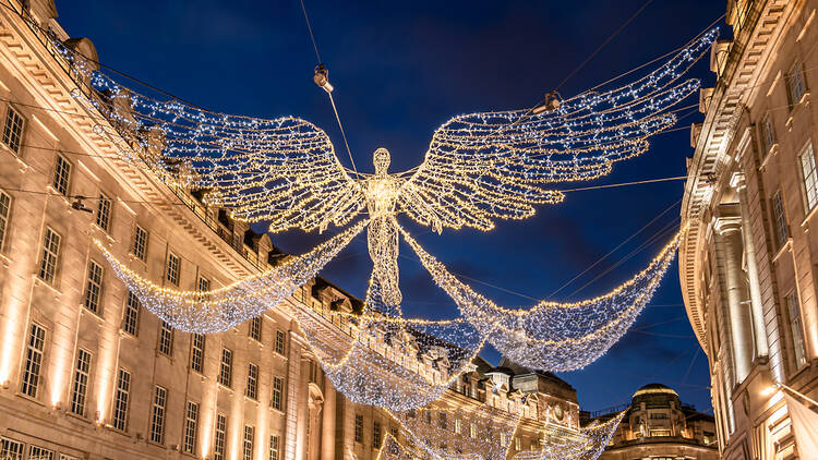 Christmas decorations on Regent Street