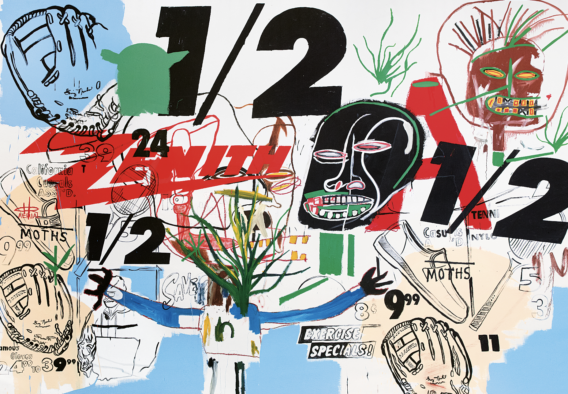 Basquiat x Warhol exhibition at the Louis Vuitton foundation