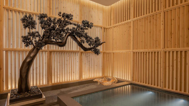 Soak in a Japanese-style hot spring