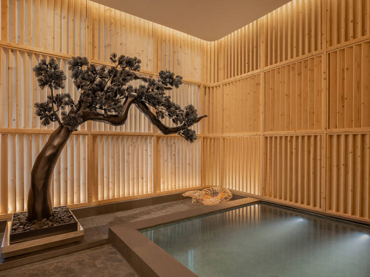 Soak in a Japanese-style hot spring