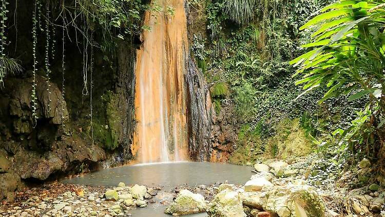 Take in the waters at Diamond Falls