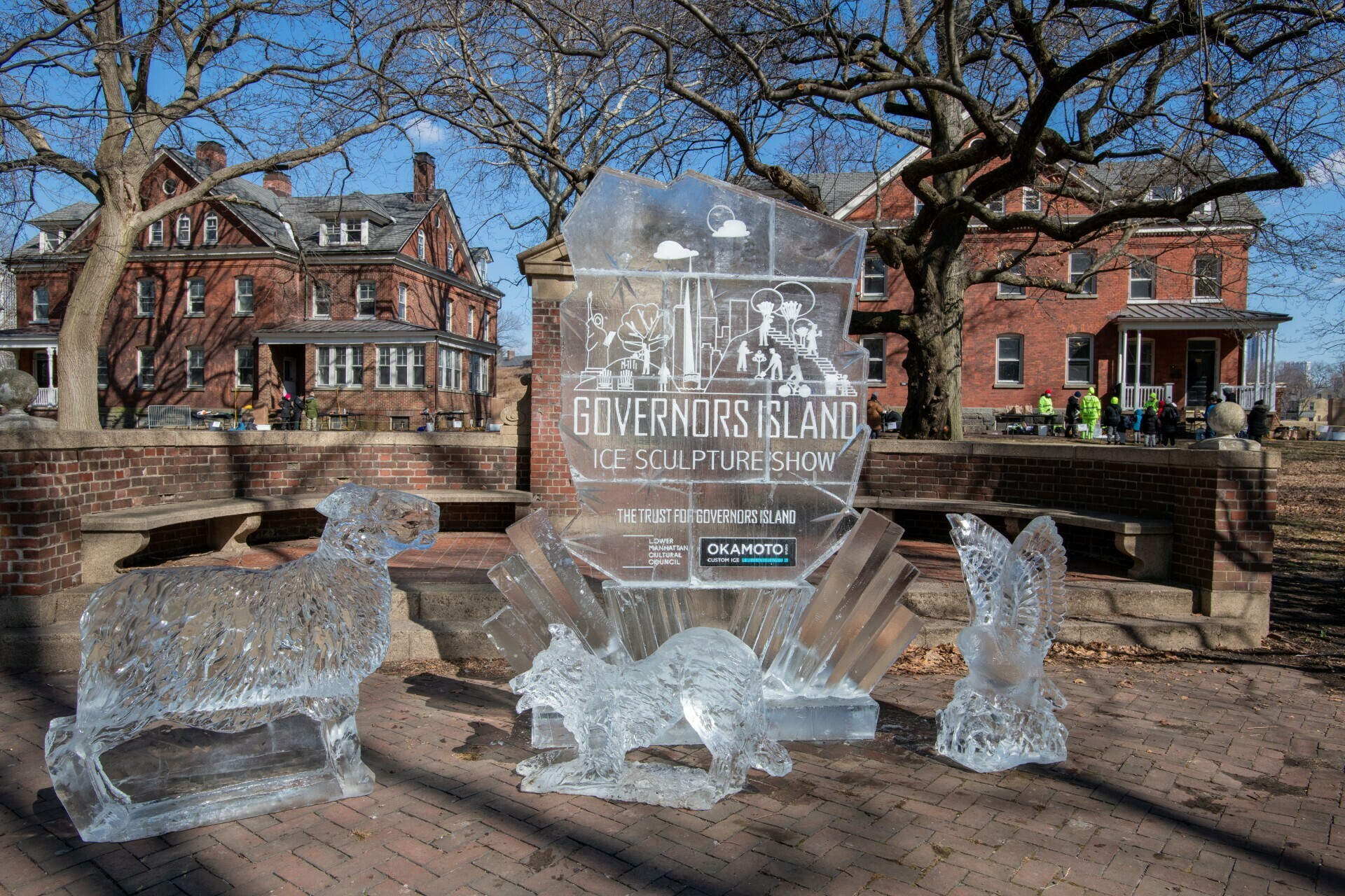 A striking ice sculpture show is heading to Governors Island